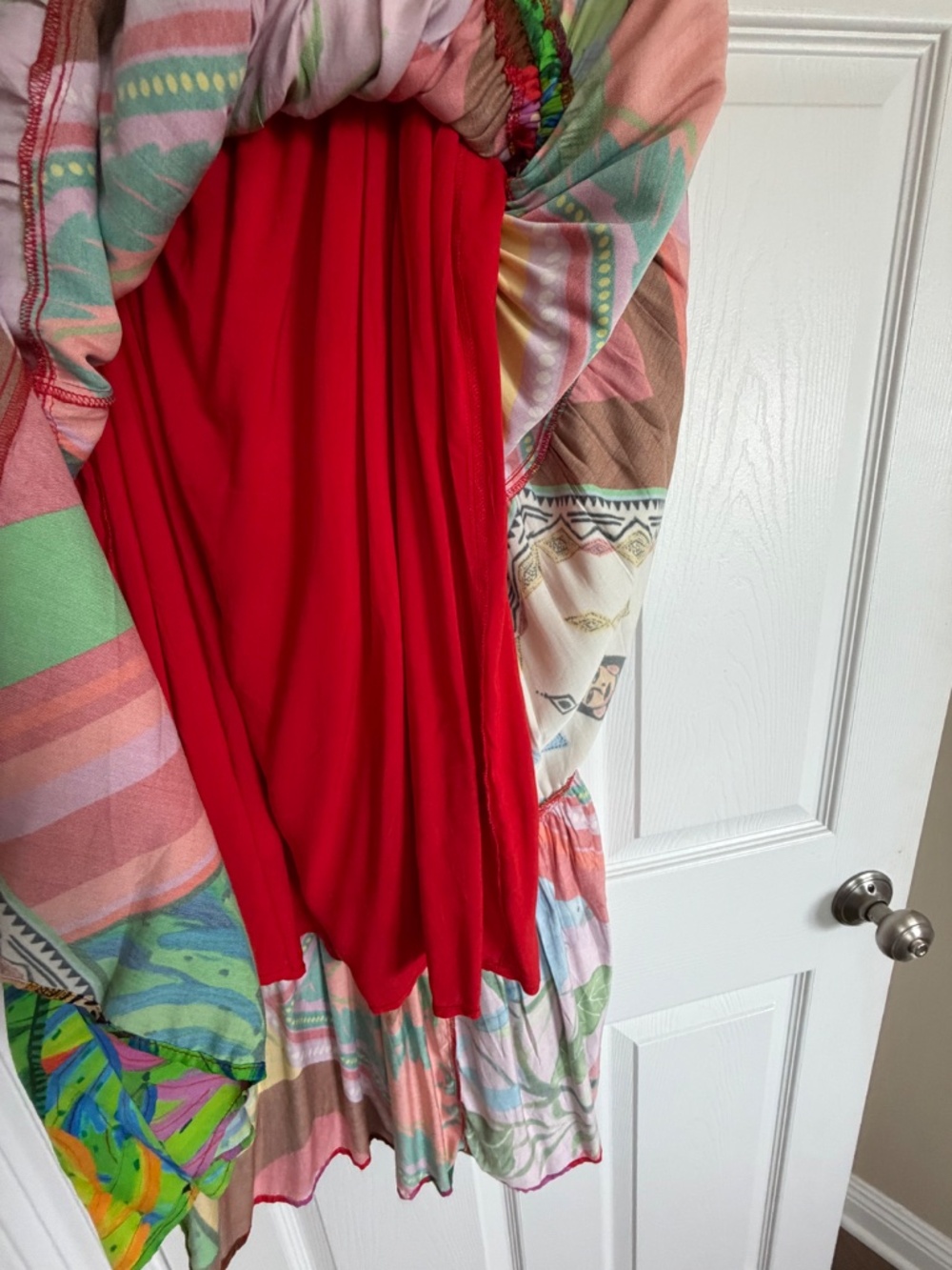 Anthropologie x Farm Rio Palila Fringed Midi Dress XL - Picture 6 of 8